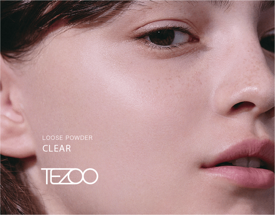 クリアパウダーの肌