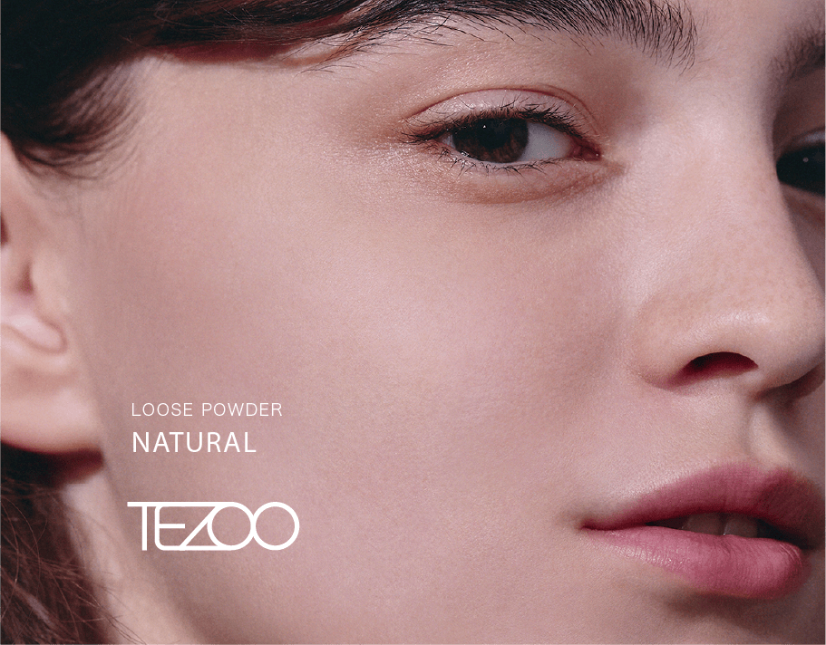 ナチュラルパウダーの肌